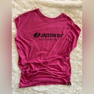 Women's Pink Jazzercise Tee Shirt Medium